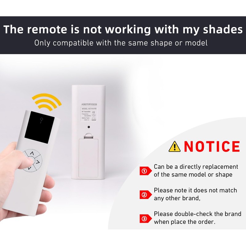 AC114-01- 1 Channel Blinds Controller for Motorized Roller Shades and