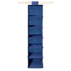 6 SHELF HANGING SWEATER CLOSET & CLOTHING ORGANIZER, BLUE