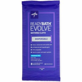 Medline *3-Pack* Medline ReadyBath Evolve Bathing Cloth Fragrance Free MSC095303
