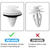 BESULEN 50PCS Car Mounting Clips, Auto Universal Door Panel Bumper