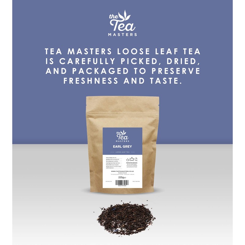 The Tea Masters Loose Leaf Tea - Earl Grey (1