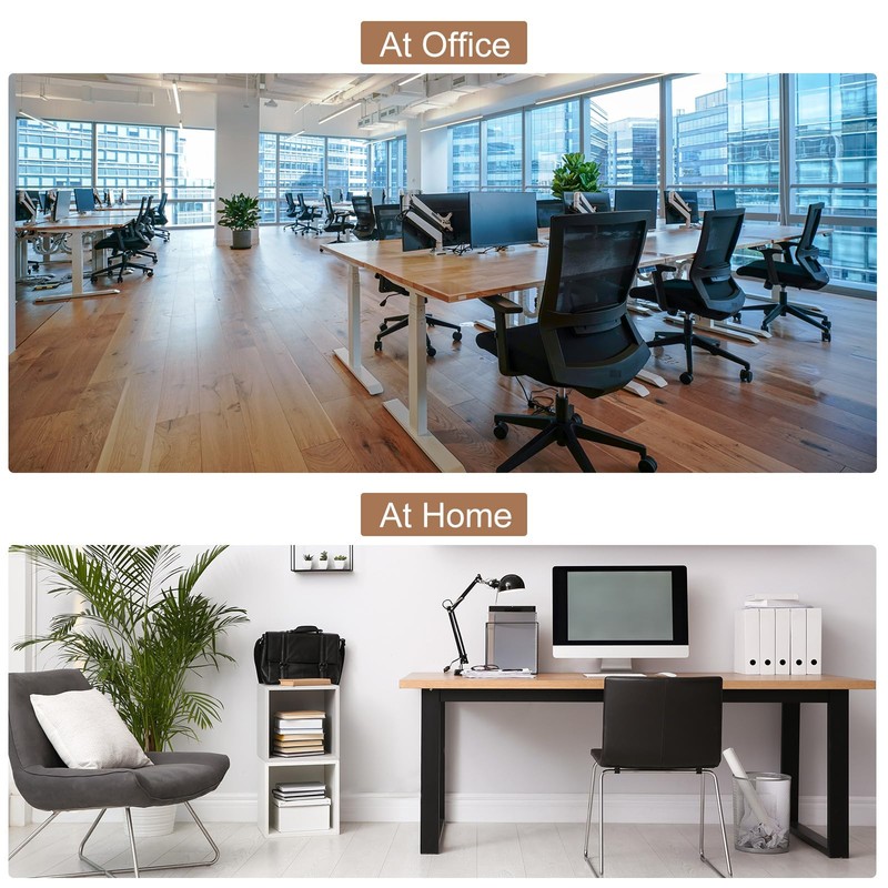 QUARKZMAN 4 Piece Cable Hole Cover, 25mm (1") ABS, Office