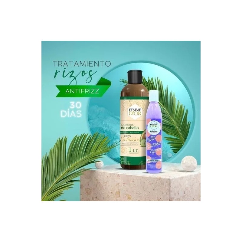 Shampoo Femme D'or Rizos Definidos 1 Lt