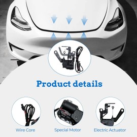 Merautop SJ Electric Suction Lock Replacement for Model Y 2021-2024 Electric Suction Lid of the Front Trunk, Automatic Closer