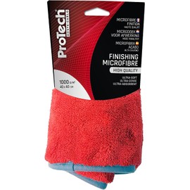 Pro-Tech 22026 Premium Quality Microfibre Car Cloth 1K Ultra Absorbent Red