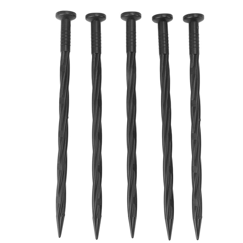 50Pcs Edging Stakes Spiral Nylon Landscape Anchoring Spikes for Paver