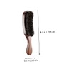 minkissy Facial Beard Brush Men's Hair Comb Wooden Handle for
