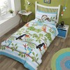 Rapport Rainforest Set, Junior, Polyester, Blue, Contents Toddler Duvet Cover