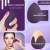 8 piezas esponja maquillaje,3 formas disponibles,beauty blender,para Juego de Esponjas