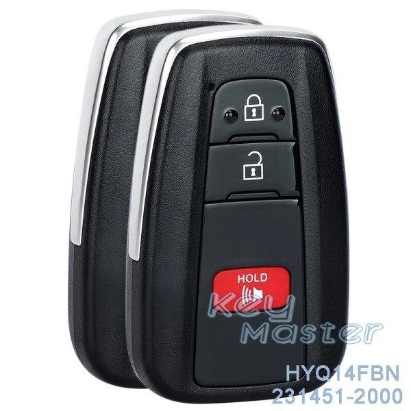 KeyMaster 2x for Toyota Corolla 2019 2020-2022 Keyless Remote Key