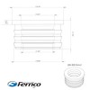Fernco P22U-205 2-in. Service Weight Cast Iron Hub to 2-in.