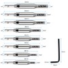 CCTSA Self Centering Drill Bits Set for Hinges, Center Drill