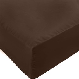 Utopia Bedding Queen Fitted Sheet - Bottom Sheet - Deep Pocket - Soft Microfiber -Shrinkage and Fade Resistant-Easy Care -1 Fitted Sheet Only (Brown)