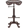 BOKKOLIK Industrial Bar Stools-Swivel Tractor Seat-Bar Height Adjustable 23-31inch-Kitchen Island