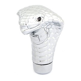 sourcing map Cobra Snake Shape Red LED Gear Shift Lever Knob
