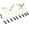 Set of 9 Eco Grass Hair Claws - Natural Look