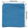 XGNG 6pcs Silver Zipper Storage Bag Velvet Jewelry Bag Dustproof