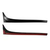 X AUTOHAUX 2pcs Black Rear Window Side Spoiler Wing for