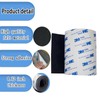 Simpracon Cuttable Felt Furniture Pads with Sticky Backing,40x4 inch Self