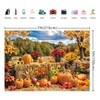 Fall Pumpkin Backdrop Autumn Haystack Hay Bale Maple Leaves Background