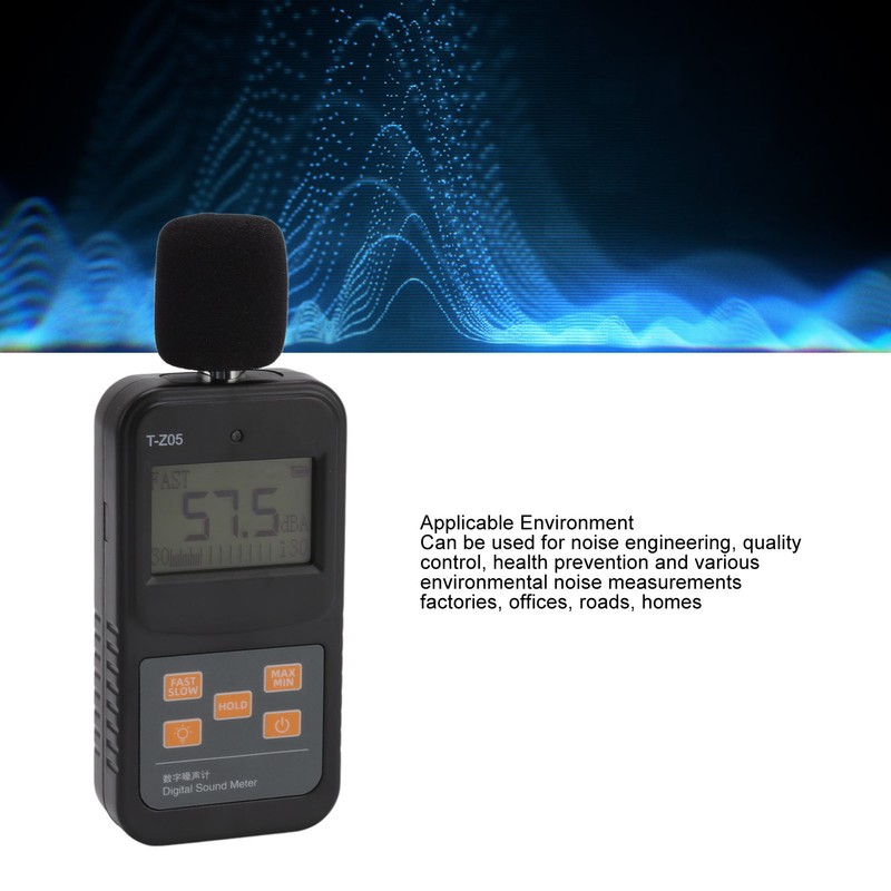 Digital Sound Level Meter Decibel Meter 30 to 130dB Audio