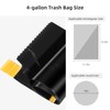 funest Small Drawstring Trash Bag,Easy to Tear and Pack,4 Gallon