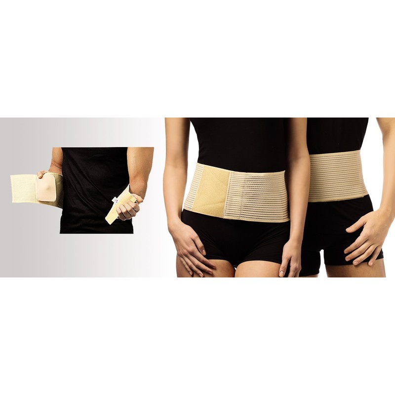 DELUXE MEDIZINISCHE NABELBRUCH BANDAGE Hernie Gurt Eingeweidebruch Gürtel Bruch Bauch
