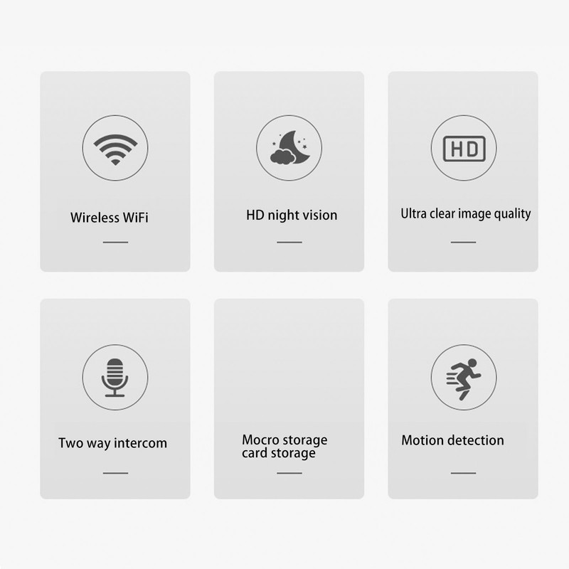Wireless Indoor Monitor Camera 1080P WiFi Baby Monitor for Home