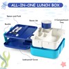 Lehoo Castle Bento Lunch Box for Kids, 1250ml Lunchbox with