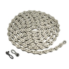 CYSKY Bike Chain 10 Speed Bicycle Chain, 1/2x5/64 Inch Bicycle Bike Derailleur Chain Steel 116 Links Steel High Strength for 10-Gear Road Mountain Bicycle MTB