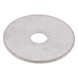 1/4" Stainless Fender Washer (25 Pack), 1" Outside Diameter, 18-8 (304) Stainless Steel by Makers Bolt