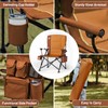 TIMBER RIDGE Oversized Folding Camping Chair High Back Heavy Duty