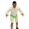 Costume Agent Deluxe Muscle Suit Costume (ML) Beige