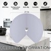 Lazy Susan Silicone Shelf Liner – Non-Slip Dual Tier Pie