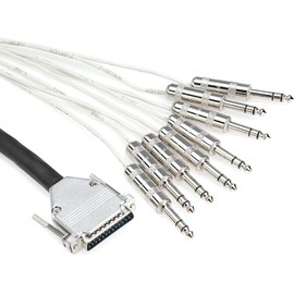 Pro Co DA88BQ-15 - Analog DB25/TRS Patch Snake, 15 Feet