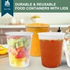 vivigu Deli Containers with Lids 32 oz [24 Set] -
