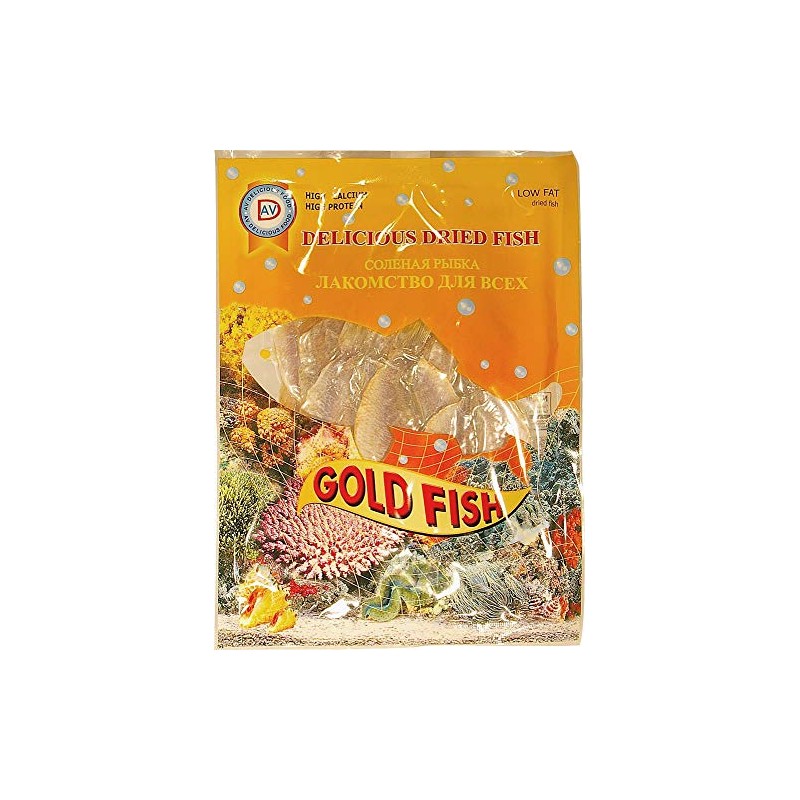Dried Fish Fillet on Skin Gold Fish lightly Salted Vacum