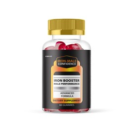 Iron Booster Gummies, IronBooster Maximum Strength Performance Gummies, IronBooster All Naturals Gummy Supplement, IronBooster Advanced Supplement, Iron Booster Premium Wellness Gomitas (30 Gummies)