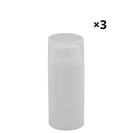 Three Empty Airless Pump Dispenser, Kosmetex Cream Dispenser, Lotion and Gel Dispenser to Fill Yourself, 3 x 30 ml