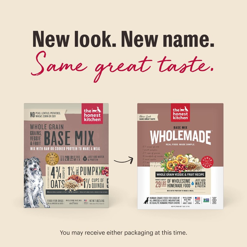 The Honest Kitchen Human Grade Whole Grain, Veggie & Fruit