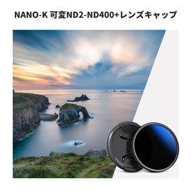K&F Concept 62mm ND2-ND400 Variable ND Filter, 9 Adjustable Levels, Lens Cap, Optical Glass, 18 Layer Coating, Thin Frame, Cleaning Cloth Included, Perfect for Video Shooting (NANO-K Series)