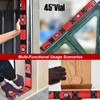 N&S Juvyig Multi-Function Foldable Level Tool - Multi-Angle Measuring Woodworking