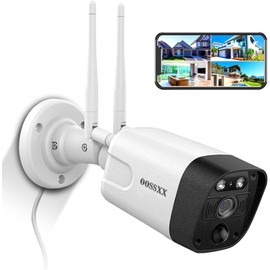 [Two-way Calling, Double Antenna Signal Enhancement, 130° Ultra Wide Angle] Security Camera, Wireless, Outdoor, 3K, 5 Megapixels, Mass Pro Security Camera, Security Camera, Wireless Outdoor
