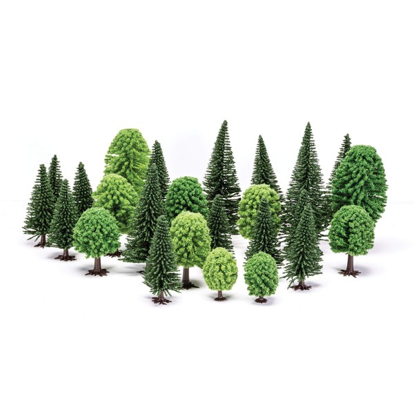 Hornby R7201 Hobby' Mixed (Deciduous and Fir) Trees Scenic Materials,