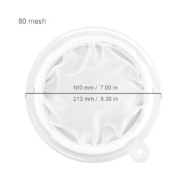 21 cm 80 mesh juice filter nylon strainer for filtering coarse particles straining juice, honey, tea