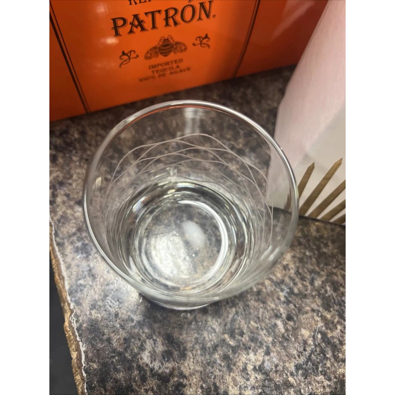 Patron Brand New 2024 PATRON Rocks Glasses. Set Of Two