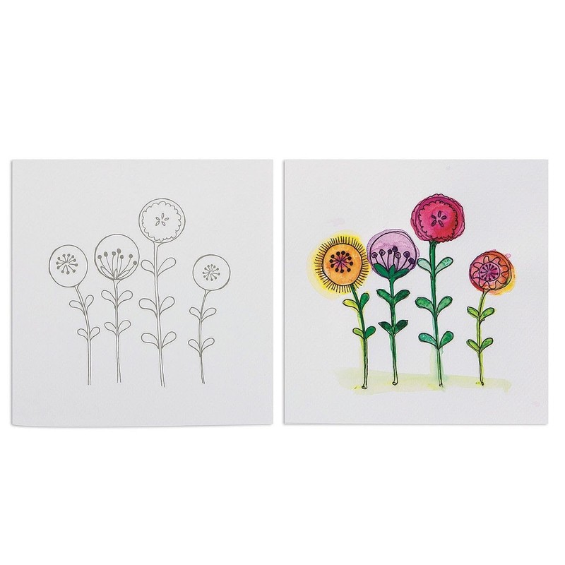 Watercolor Art Starters (Pack of 24)