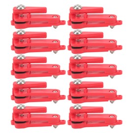 10PCS Heavy Tension Snap Release Clips Lightweight Portable Padded Release Clips Trolling Clips for Offshore Fishing