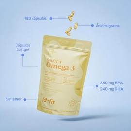 B-FIT Omega 3 1800 mg Ácidos Grasos - 1080 EPA y 720 DHA
