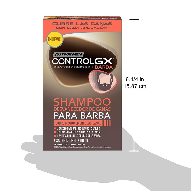 Just For Men Control Gx Desvanecedor de Canas Kit para